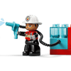Fire Truck with Hose and Firefighter