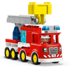 Fire Truck with Hose and Firefighter