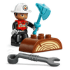 Fire Truck with Hose and Firefighter