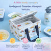 A Little Lovely Company – Insulated Lunch Bag – Vehicles