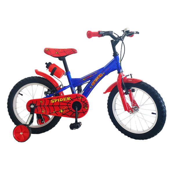 16″ SPIDER Children’s Bike with Training Wheels