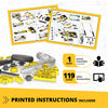 Engino Creative Builder: 120 Motorized Model Set- STEM Engineering Toys for Kids Ages 7+ (120 Models to Build)