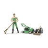 BRUDER Gardener with Grass Machine & Accessories