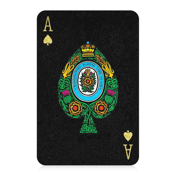 Waddingtons No.1 Black & Gold Playing Cards |