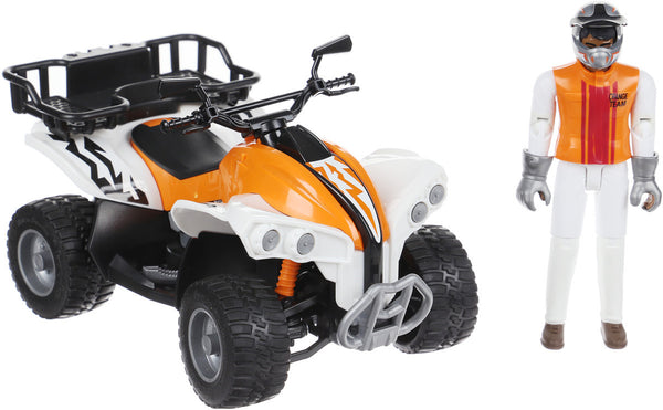 Quad Bike with Rider