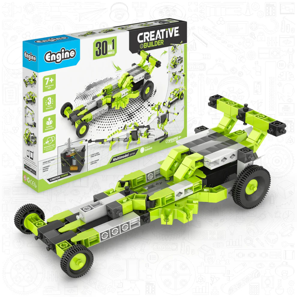 Engino Creative Builder: Κινητικό Σετ 30 Μοντέλων - STEM Εκπαιδευτικά Παιχνίδια Μηχανικής για παιδιά 7+ ετών (30 Μοντέλα για Κατασκευή)