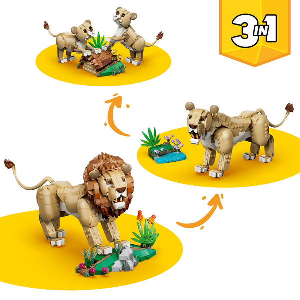 Creator 3-in-1 Wild Animals: Majestic Lion