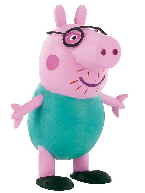 Daddy Pig Mini Figure 7cm (Peppa Pig)