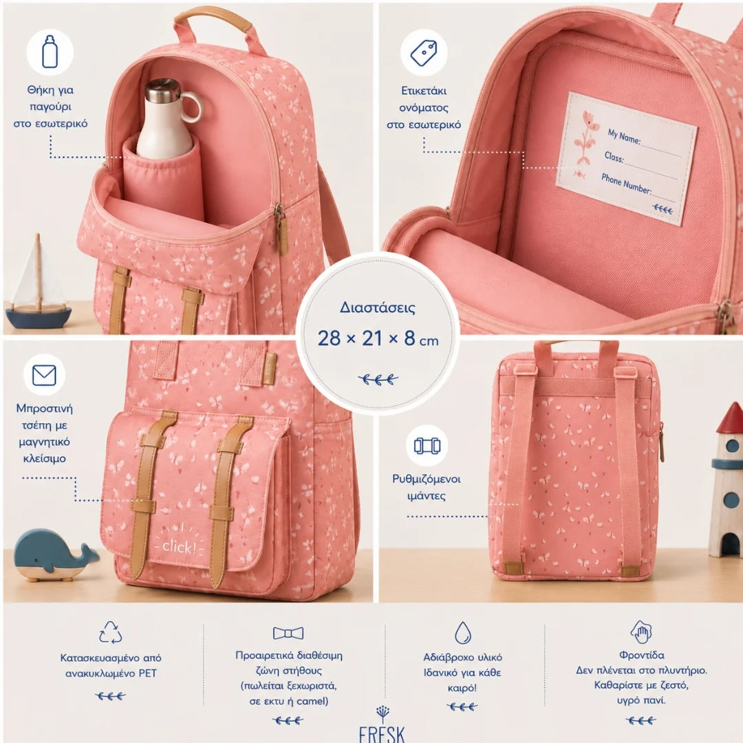 Fresk Kids Backpack – Butterfly