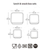 A Little Lovely Company Set of 4 Lunch & Snack Boxes – Hearts