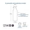 A Little Lovely Company XL Double-Walled Stainless Steel Bottle 500ml – Cherries