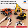 HUINA RC Flatbed Trailer & Excavator (2026 Model)