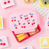 A Little Lovely Company Bento Lunch Box with Compartments 1.2L – Cherries