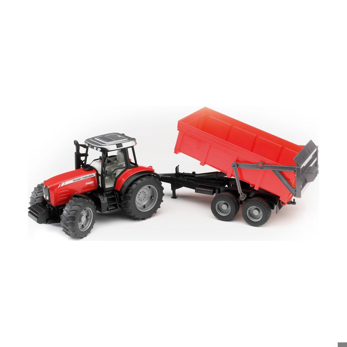 Massey Ferguson 7480 Tractor with Trailer
