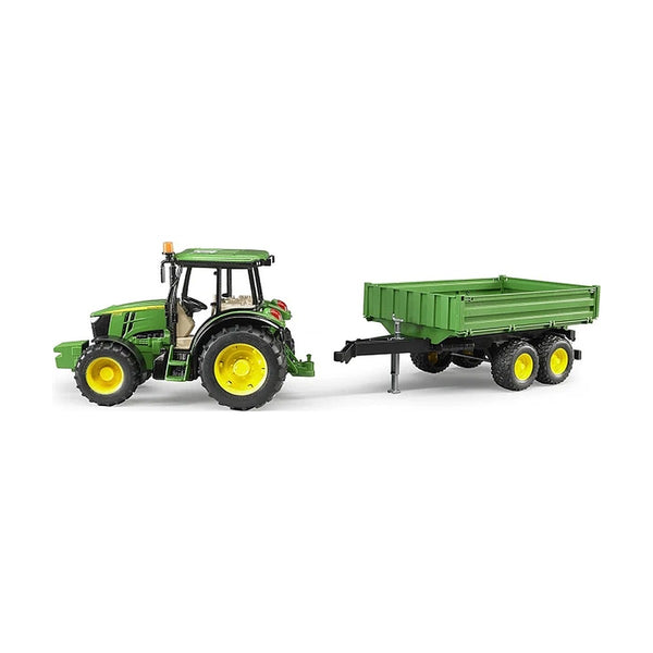 John Deere 5115M Tractor with Trailer