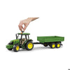 John Deere 5115M Tractor with Trailer