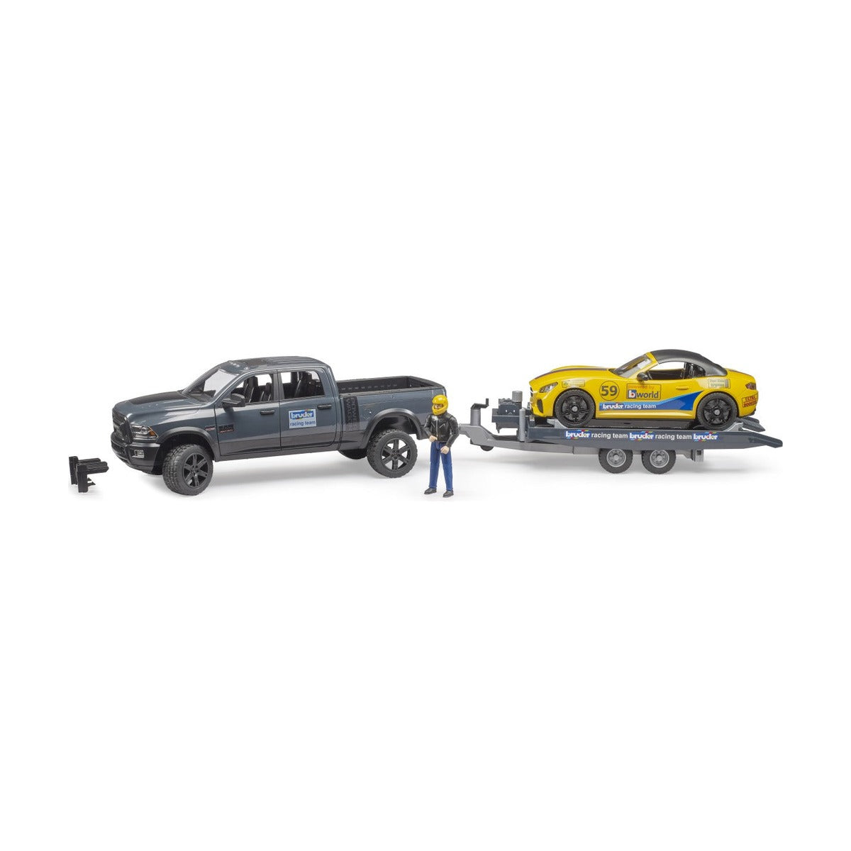 RAM 2500 with Trailer and Racing Car