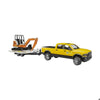RAM 2500 with Trailer and Excavator