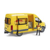 Mercedes Sprinter DHL Delivery Van with Driver and Accessories