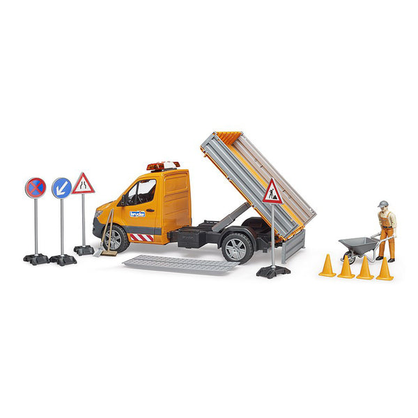 Mercedes Benz Sprinter Construction Van with Worker and Accessories