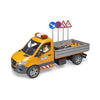 Mercedes Benz Sprinter Construction Van with Worker and Accessories