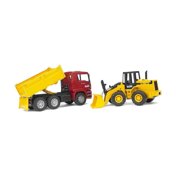 MAN Construction Dump Truck with Loader