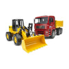 MAN Construction Dump Truck with Loader