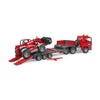 MAN TGA Low Loader with Manitou Loader