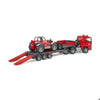 MAN TGA Low Loader with Manitou Loader