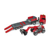 MAN TGA Low Loader with Manitou Loader