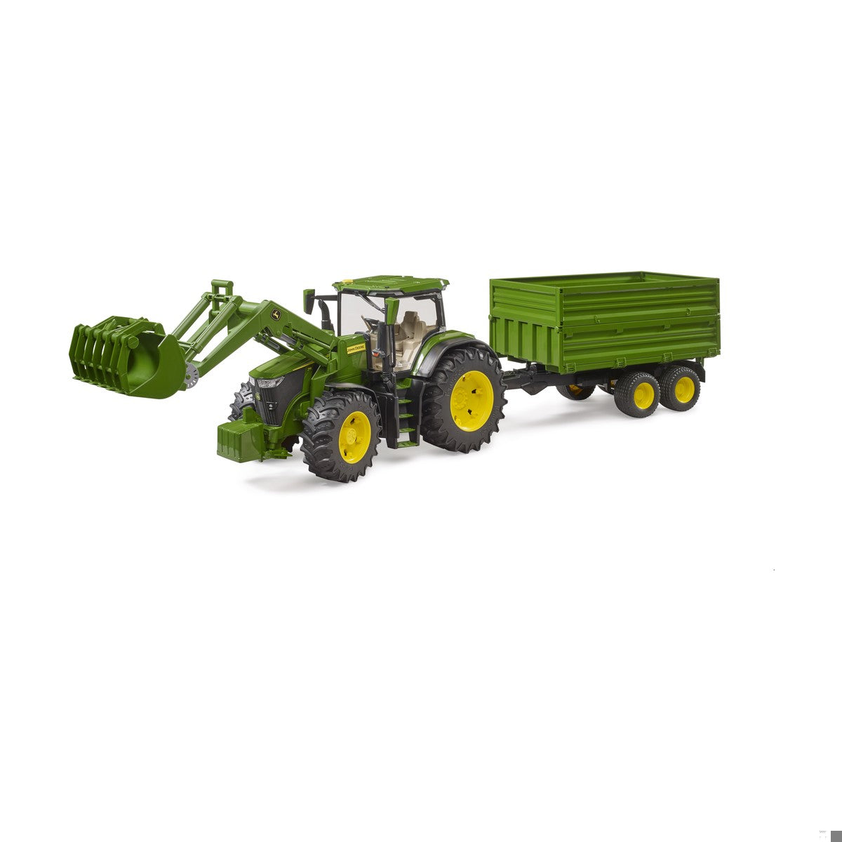 Τρακτέρ John Deere 7R 350 με φορτωτή και τρέιλερ