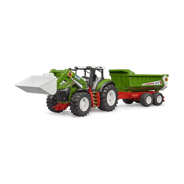 Tractor with Front Loader and Trailer ROADMAX