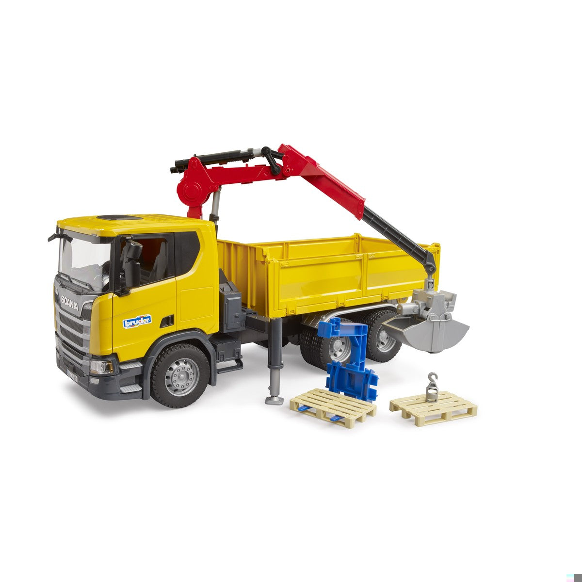Χωματουργικό Scania Super 560R με γερανό & 2 παλέτες