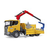 Scania Super 560R Construction Truck with Crane and 2 Pallets