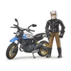 Ducati Off-Road Motorcycle with Rider