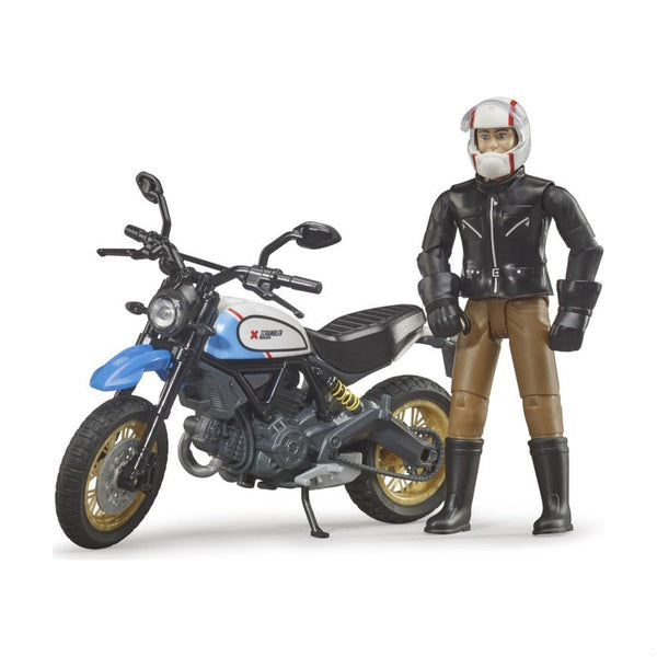 Ducati Off-Road Motorcycle with Rider