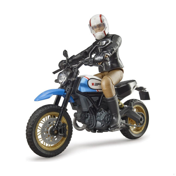 Ducati Off-Road Motorcycle with Rider