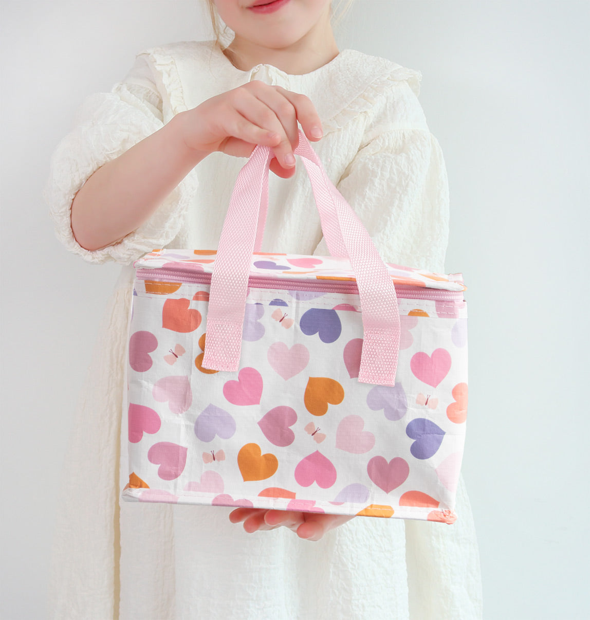 A Little Lovely Company Insulated Lunch Bag – Hearts