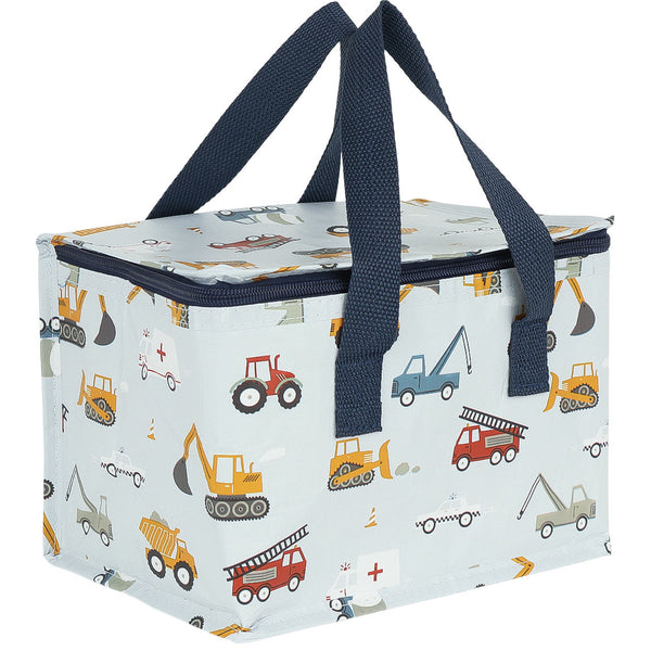 A Little Lovely Company – Insulated Lunch Bag – Vehicles