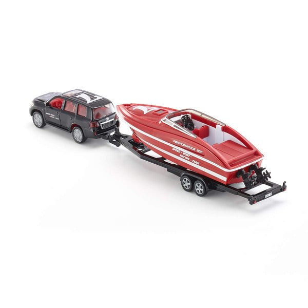 TOYOTA CAR WITH SPEED BOAT – SIKU 1:55 SCALE MODEL