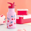 A Little Lovely Company Double-Walled Stainless Steel Bottle 350ml – Cherries