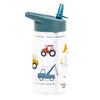 A Little Lovely Company Tritan Kids Water Bottle 450ml – Vehicles
