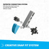 Engino Inventor Robotized- GinoBot: 10-in-1 Programmable Robotics & Coding STEM Kit for Kids Ages 9+