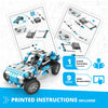 Engino Inventor: Offroader Motorized Set - Εκπαιδευτικά παιχνίδια STEM για παιδιά 9+ (10 μοντέλα προς κατασκευή)