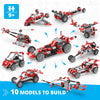 Engino Inventor Race Car Motorized Set - Εκπαιδευτικά παιχνίδια STEM για παιδιά 9+ ετών (10 μοντέλα προς κατασκευή)