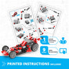 Engino Inventor Race Car Motorized Set - Εκπαιδευτικά παιχνίδια STEM για παιδιά 9+ ετών (10 μοντέλα προς κατασκευή)