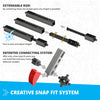 Engino Inventor Race Car Motorized Set - Εκπαιδευτικά παιχνίδια STEM για παιδιά 9+ ετών (10 μοντέλα προς κατασκευή)