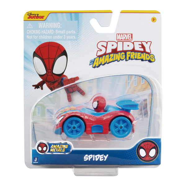 Spidey Diecast Vehicle 7.5cm with Figure W2