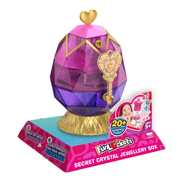 Funlockets Secret Crystal Jewellery Case, Egg