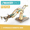 Engino MAKERSPACE DIY: Hydraulic Robotic Arm, STEM Toys for Kids Ages 8+ (1 Model to Build)